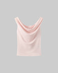 DreamyNerd Draped Neck Jersey Tank Top - PINKPARKS