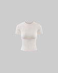 0122stepll Ensemble trois pièces : veste zippée en polaire, t-shirt ajusté et pantalon large