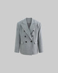 ROVENTE Structured Oversized Blazer & Tailored Pants Set - PINKPARKS