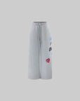 WARDEN EDGE Graphic Patch Wide-Leg Sweatpants