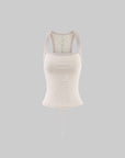 WARDEN EDGE Lace-Up Racerback Tank & Balloon Mini Shorts Set