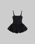 WARDEN EDGE French-Inspired Corset Puff Dress