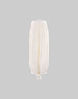 0122stepll Strapless Bandeau Top & Low-Rise Balloon Pants Set