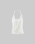 0122stepll Draped Halter Tube Top