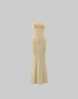 ROVENTE Floral Lace Sculpted Slip Maxi Dress - PINKPARKS