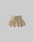 DreamyNerd Embroidered Waist Flounce Mini Skirt - PINKPARKS