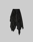 DOINDULGE Layered Asymmetric Jacquard Skirt