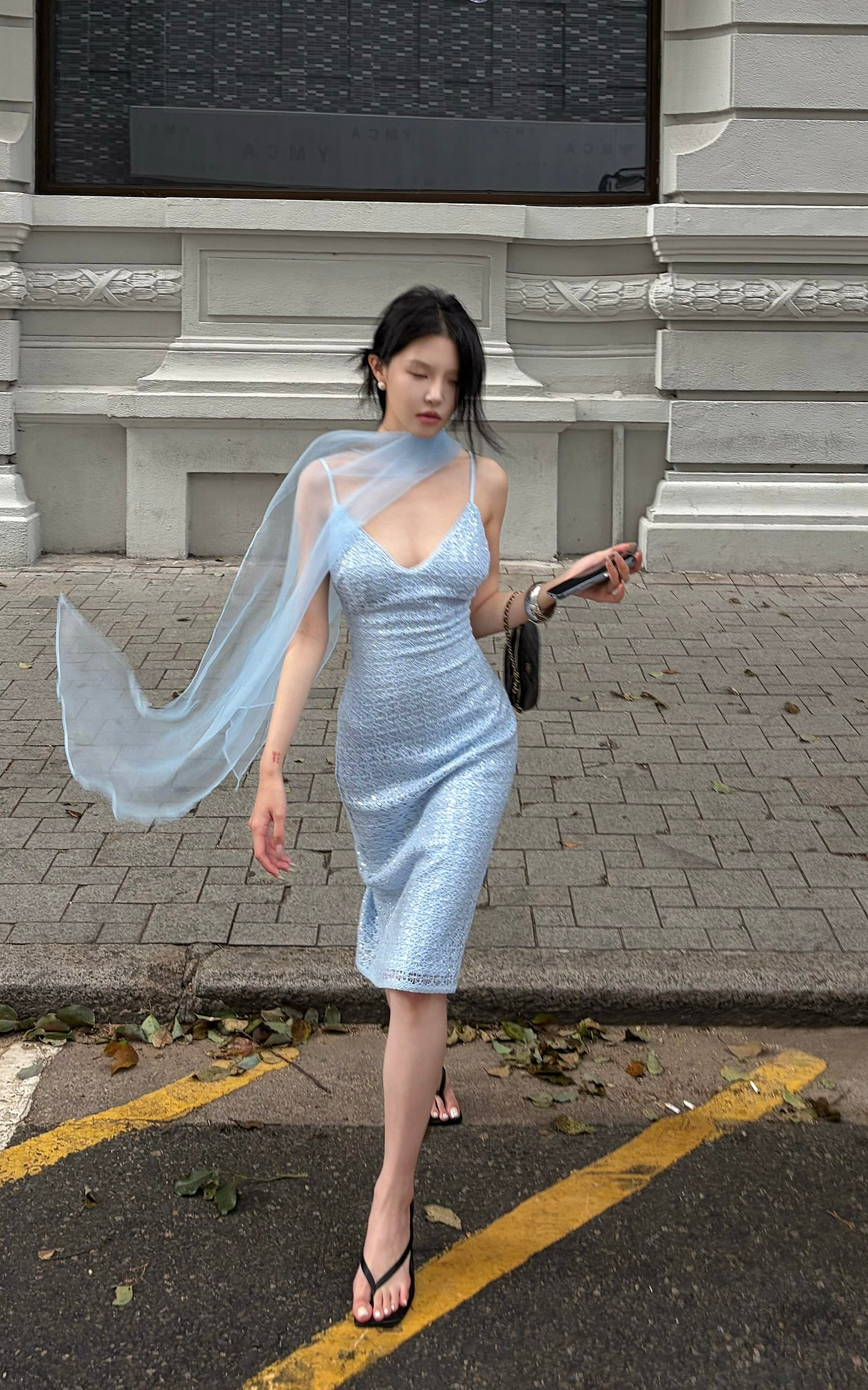 sequin knit midi dress Sparks Fly Sequin Rib-Knit Midi Sweater Dress