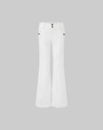 IAMXIAA Low-Rise Flared Pants with Pocket Detail