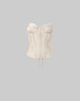 ROVENTE Lace Corset Bustier Top - PINKPARKS