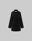 0122stepll Nocturne Wrap Belted Coat