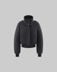 WARDEN EDGE Blouson en laine à col montant et boucle