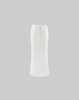0122stepll Pleated Tube Top & Long Skirt Set