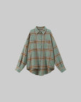 WARDEN EDGE Oversized Plaid Shirt - PINKPARKS