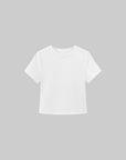 WARDEN EDGE Cropped Crew Neck Tee
