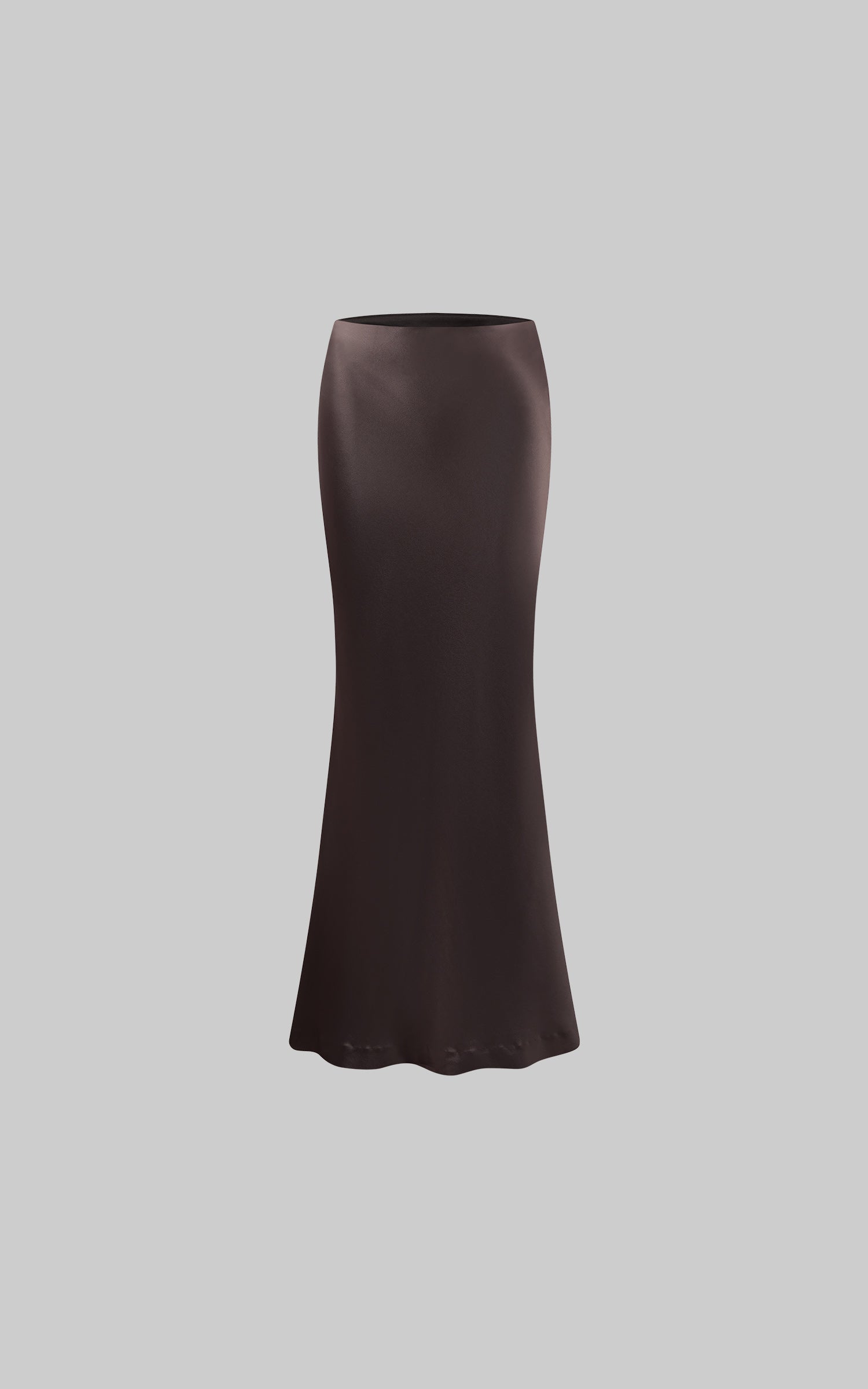 ROVENTE Satin Low-Waist Maxi Skirt