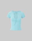 IAMXIAA T-shirt bébé ajusté à nouer