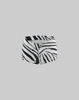WARDEN EDGE Zebra Print Low-Rise Stretch Shorts