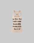 Rase le sol Lettering Mesh Tank Top & Bandeau Innerwear Set - PINKPARKS