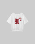 WARDEN EDGE Oversized Off-Shoulder Tee