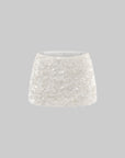 ROVENTE Sequin Embellished Mini Skirt