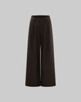 ROVENTE Tailored Pinstripe Suit Set with Blazer Corset and Wide Leg Pants