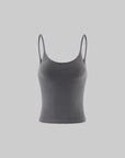 WARDEN EDGE Brushed Knit Hoodie Camisole & Wide-Leg Pants Set