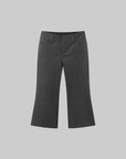 ROVENTE Cropped Flare Trousers Tailored Mid Rise Design