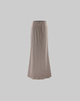 0122STEPLL Sheer Zebra Layered Low-Rise Maxi Skirt Three-Piece Set