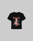 WARDEN EDGE High Stakes Baby Tee - PINKPARKS