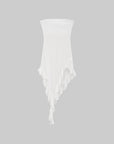 WARDEN EDGE Asymmetric Ruffle Dress