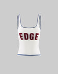 WARDEN EDGE EDGEロゴニットタンクトップ