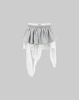 WARDEN EDGE Grey Contrast-Layered Lounge Set - PINKPARKS