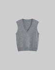 WARDEN EDGE Layered V-Neck Knit Vest