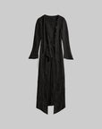 DOINDULGE Asymmetric Long Shirt Draped Textured Layer Deconstructed Minimal Design