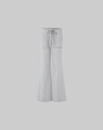 IAMXIAA Low-Rise Drawstring Wide Leg Sweatpants
