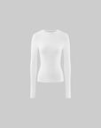 ROVENTE Fitted Long Sleeve Top