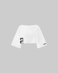 WARDEN EDGE Oversized Sleeve Cropped Tee - PINKPARKS