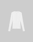 ROVENTE Ribbed Snap Henley Top - PINKPARKS