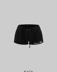 Rase le sol Raw Hem Low-Rise Lounge Shorts