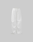 WARDEN EDGE Drawstring Cargo Trousers with Sculpted Volume - PINKPARKS