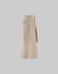 Hydrae Pantalon large drapé à nouer