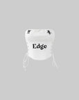 WARDEN EDGE Graphic Lace-Up Bandeau Top - PINKPARKS