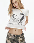 IAMXIAA Honey I Quit Graphic Baby Tee