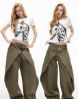 IAMXIAA Vintage Horse Graphic Fitted Baby Tee