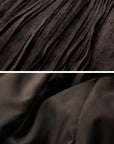 DOINDULGE Asymmetric Fringe-Trim Textured Jacket