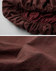 DOINDULGE Corset Waist Bubble Hem Maxi Skirt