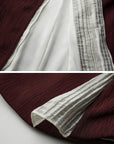 DOINDULGE Structured Panel Stand Collar Jacket