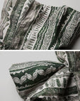 DOINDULGE Printed Corset Peplum Bandeau Top