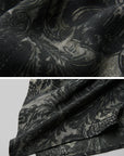DOINDULGE Gothic Belted Waist Vest Top